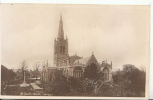 Rutland Postcard - All Saints Church - Oakham - Real Photograph - Ref 21143A