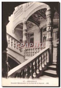 Perigueux - Renaissance Staircase Street Wisdom - Old Postcard