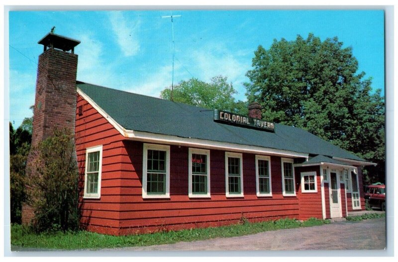 c1960 Colonial Tavern Route US 9 Exterior Building Fishkill New York NY Postcard