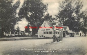 NY, North Plattsburg, New York, Shoremont Restaurant, Shell Gas Station, Route 9