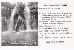 California Burney Falls 1981 Real Photo