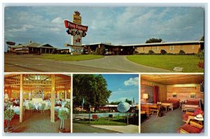 c1930's Pony Express Motor Inn St. Joseph Missouri MO Multiview Vintage Postcard