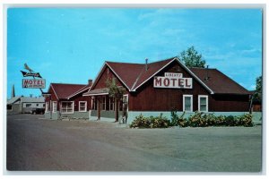 c1960s Liberty Motel Exterior Roadside Rock Springs Wyoming WY Unposted Postcard