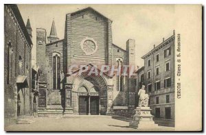 Postcard Old Verona Chiesa di S Anastasia