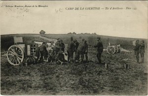 CPA La Courtine Tir d'Artillerie FRANCE (1050539)