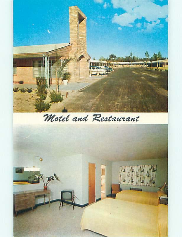 Unused 1950's CHIMNEY CORNER RESTAURANT & MOTEL Deland - De Land FL s6617