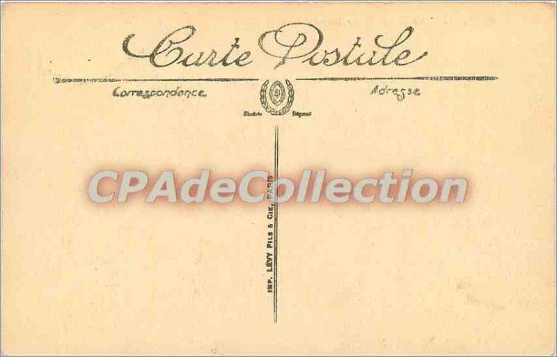 Old Postcard La Bourboule The Mayor and the Post