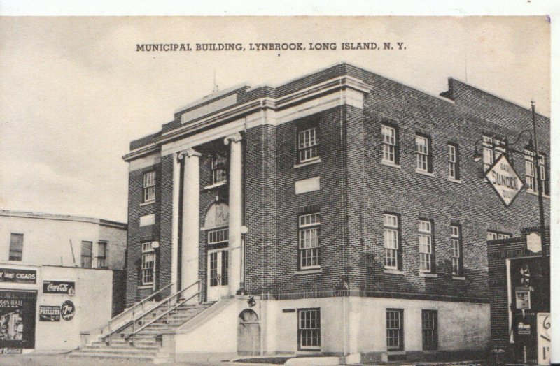 America Postcard - Municipal Building - Lynbrook - Long Island - NY - Ref 15436A