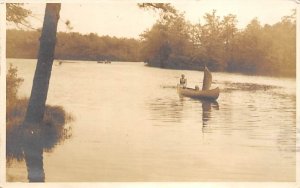 Photo of people on canoe in water Medford, New Jersey  