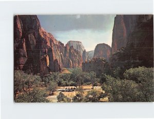 Postcard Temple At Sinawava, Zion National Park, Springdale, Utah