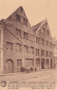 Tournai Tour St Brice Houses History Antique French Postcard