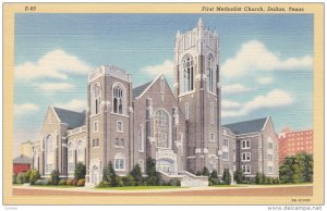First Methodist Church, DALLAS, Texas, 30-40s
