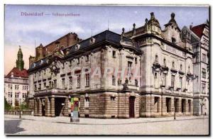 Old Postcard Dusseldorf Schauspielhaus