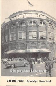 Ebbetts Field Brooklyn, NY, USA Reproduction 1977 Stadium Advertising on Spor...