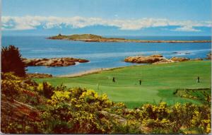 Oak Bay Golf Course Victoria BC Golfing Vancouver Island Vintage Postcard E59