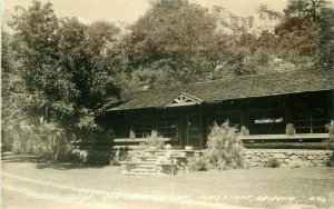 Flagstaff Arizona 1940s RPPC Photo Postcard Todd's Lodge Canyon Creek 2935