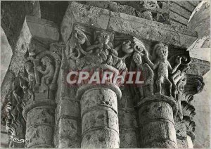 Modern Postcard Basilica of St Benoit sur Loire Loiret Capitals of Porch Tour