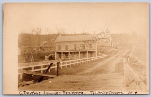 K32/ Rochester New York RPPC Postcard c1910 Tompkins Corners Dayton Home 1500
