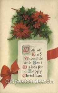 Artist Ellen Clapsaddle, Christmas 1922 close to perfect corners, postal used...