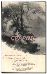 Aix - Souvenirs de Lamartine - The Chataigner - poetry - Old Postcard