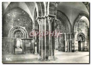 Modern Postcard Vezelay (Yonne) Abbey Church of the Madeleine The Narthex