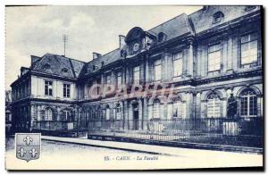 Old Postcard Caen Faculty