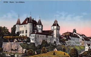 NYON SWITZERLAND LE CHATEAU POSTCARD