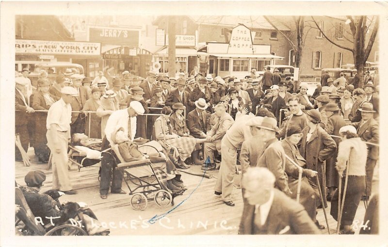 J9/ Williamsburg Ontario Canada RPPC Postcard c1920 Dr. Locke Treatment 249