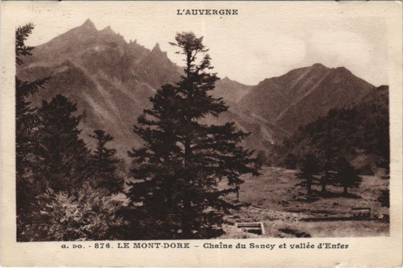 CPA LE MONT-DORE Chaine du Sancy et Vallee d'Enfer (1253509)