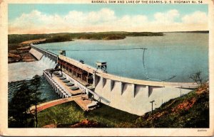 Missouri Lake Of The Ozarks Bagnell Dam 1936 Curteich