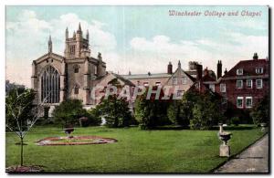 Postcard Collage Old Winchester and Chapel