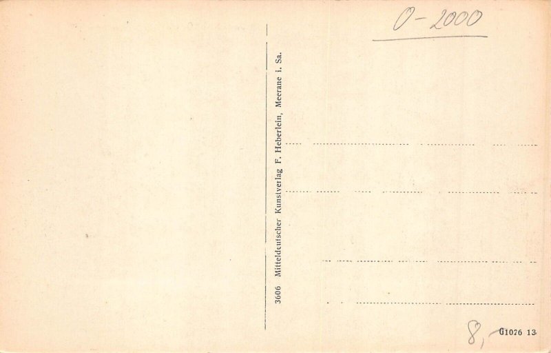 Germany Neubrandenburg Treptowertor Gate vintage postcard.