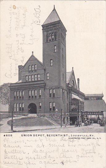 Kentucky Louisville Union Depot Seventh Street 1906