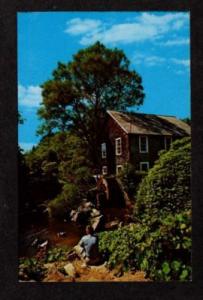 MA Old Grist Mill BREWSTER CAPE COD MASS Postcard PC Massachusetts