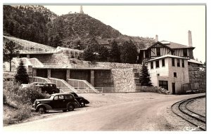 S-1281 Zoo on Cheyenne Mountain Colorado Springs RPPC Sanborn Postcard