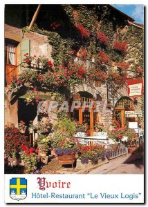 Postcard Modern Yvoire Hotel Restaurant Le Vieux Logis