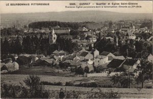 CPA Gannat neighbourhood and eglise saint-Etienne (1221237) 