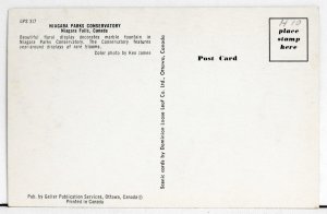 Niagara Parks Conservatory - Niagara Falls, Canada - Postcard