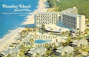 Paradise Island Hotel and Villas Nassau in the Bahamas Writing on the back 
