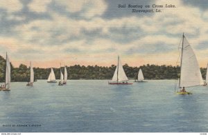 SHREVEPORT , Louisiana , 1930-40s ; Sail Boating on Cross Lake