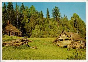 John Ray Farm Wells Gray Park BC Vintage Postcard D59