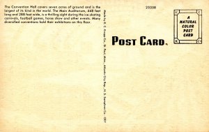 NJ - Atlantic City. World's Largest Convention Hall & Auditorium Interior