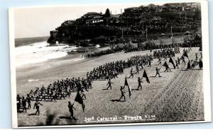 *Surf Carnival Bronte NSW New South Wales Australia Vintage Photo Postcard C42