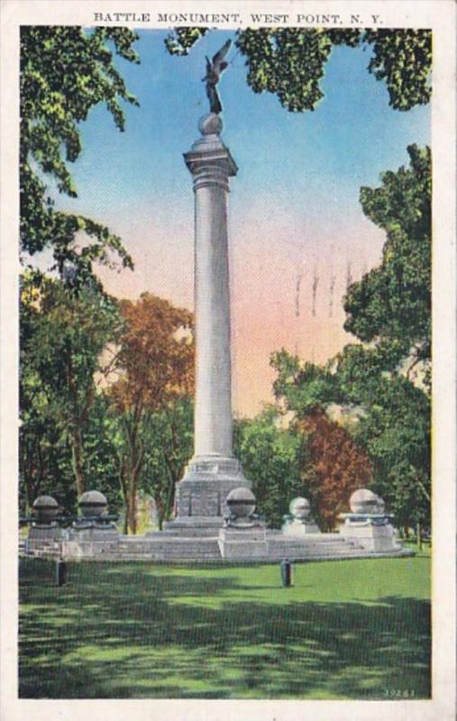 New York West Point Battle Monument 1935