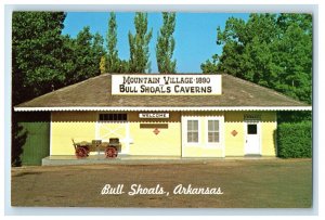 c1950's Mountain Village Bull Shoals Caverns Wagon Arkansas AR Vintage Postcard