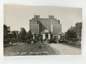 c. 1926 Nicollet Hotel Real Photo Postcard RPPC Minneapolis MN