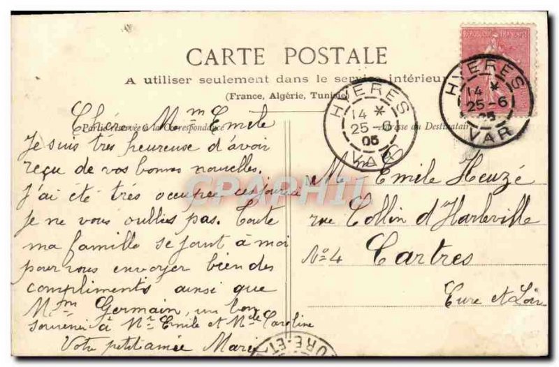 Old Postcard Carqueiranne