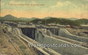 Miraflores Locks Panama Postal Used Unknown, Missing Stamp 