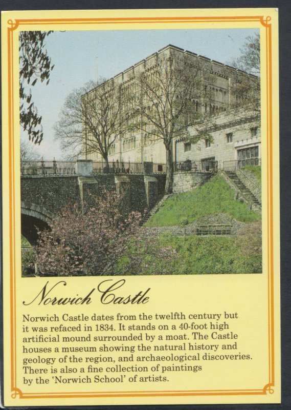 Norfolk Postcard - Norwich Castle    RR4453 