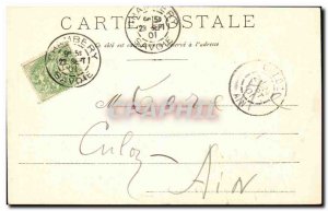 Old Postcard Lake Bourget Chateau de Bourdeau